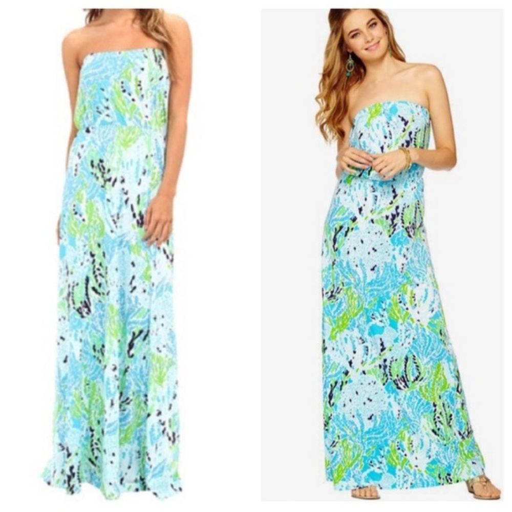 Lilly Pulitzer Marlisa Strapless Maxi Dress